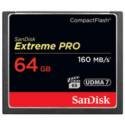 サンディスク Extreme PRO UDMA 7 コンパクトフラッシュカード 64GB 〔SDCFXPS-064G-J61〕 《納期約1ヶ月》