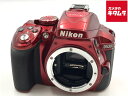 【中古】 【並品】 ニコン D5300 ボディ レッド 【デジタル一眼レフ】