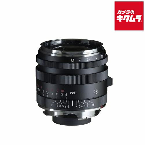 コシナ フォクトレンダー NOKTON Vintage Line 28mm F1.5 Aspherical VM Type I マットブラックペイント 《納期約2週間》 コシナ フォクトレンダー NOKTON Vintage Line 28mm F1.5 Aspherical VM Type I マットブラックペイント 《納期約2週間》