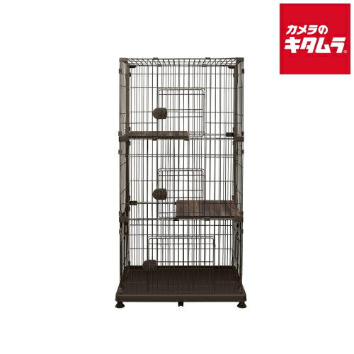 アイリスオーヤマ ペットケージ PEC-903V ウォールナット 《納期約1週間》