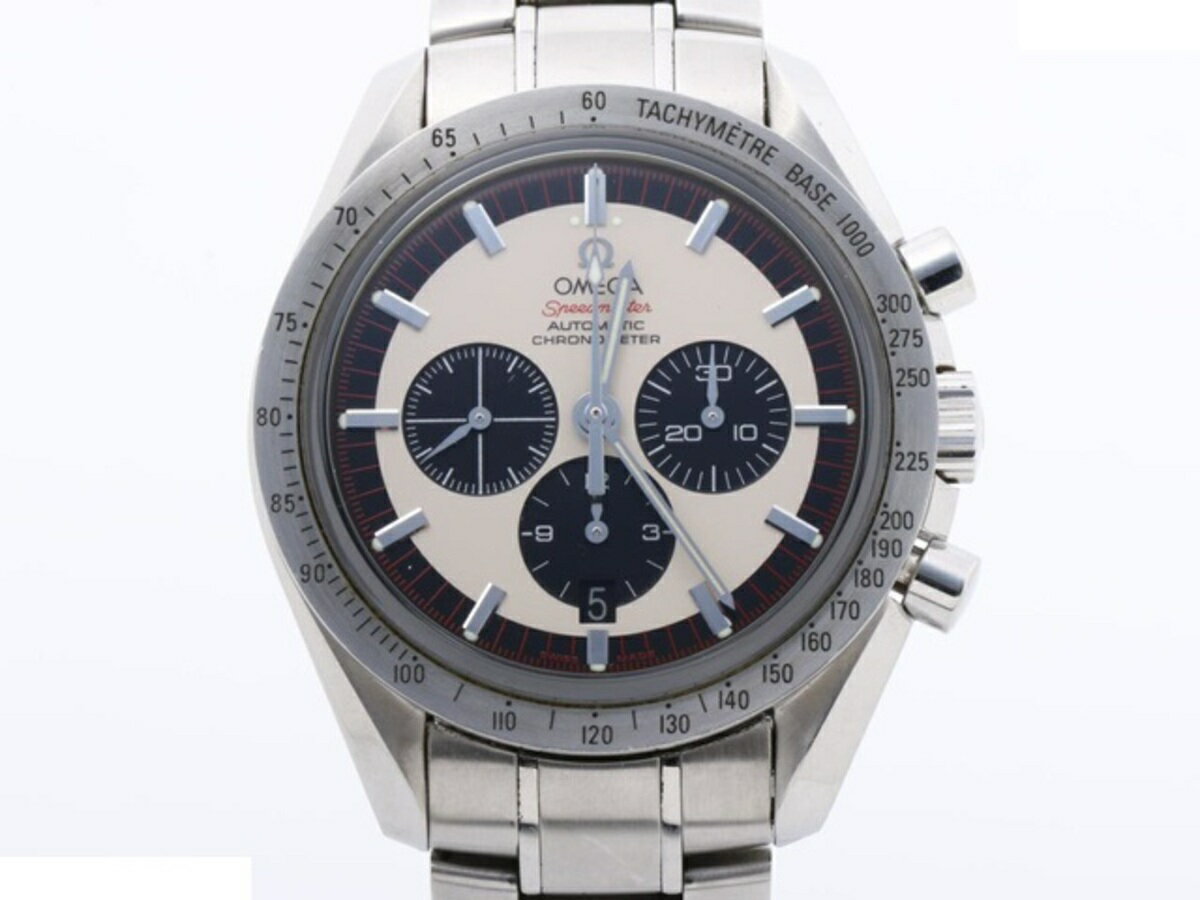 【中古】 【良品】 オメガ(OMEGA) スピードマスター ホワイト 3559.32 ステンレススティール ミハエル・シューマッハ 【1年保証】