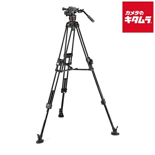 Manfrotto - マンフロット MVK608TWINFA ナイトロテック608 ビデオ雲台+645FAST アルミ三脚 《納期約3ヶ月》