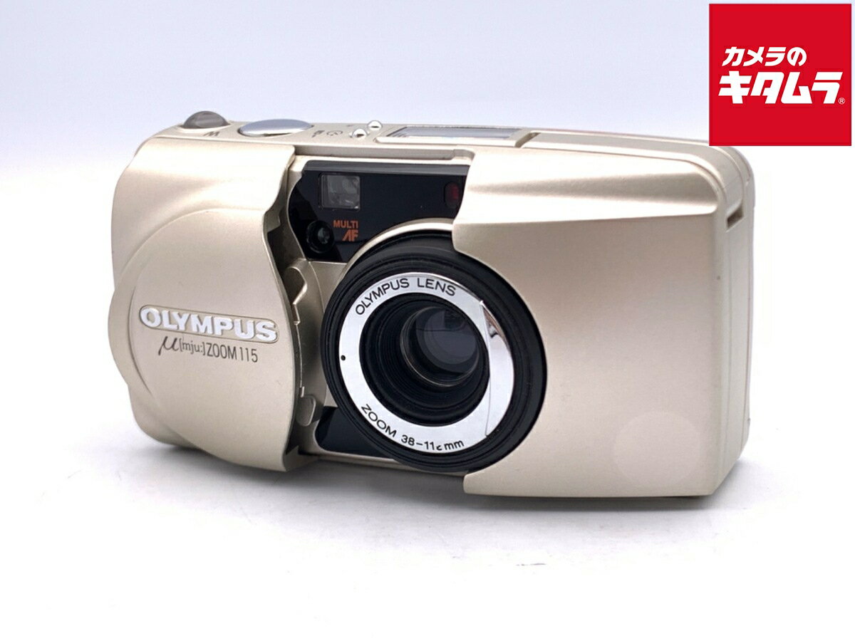 【中古】 【並品】 オリンパス（OLYMPUS） ミューズーム115 シャンパンゴールド 【フィルムカメラ】