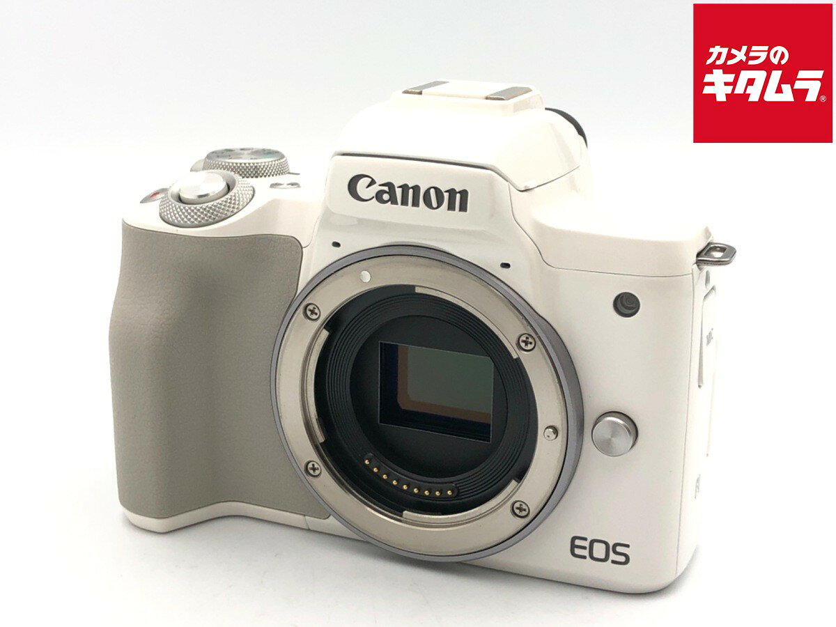 【中古】 【良品】 キヤノン EOS Kiss M ボディ ホワイト 【ミラーレス一眼】 【6ヶ月保証】
