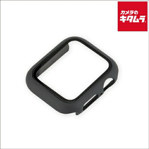ナカバヤシ SMWC-AW401BK ガラス+ケース BK(APPLE WATCH 40mm)