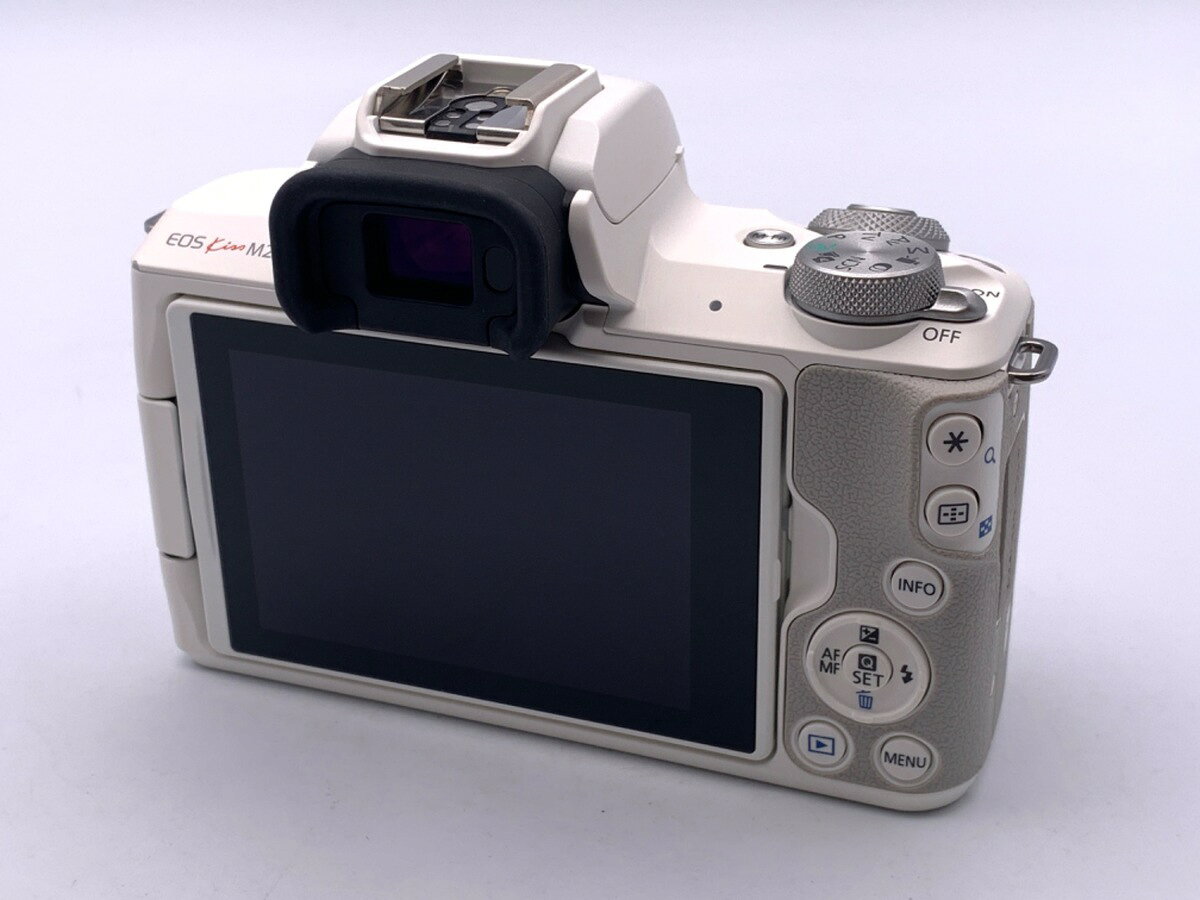 【中古】 【良品】 キヤノン EOS Kiss M2 ボディ ホワイト 【ミラーレス一眼】 【6ヶ月保証】