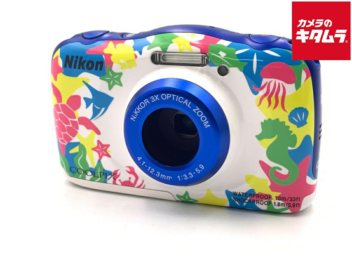 【中古】 【並品】 ニコン COOLPIX W100 マリン 【コンパクトデジタルカメラ】