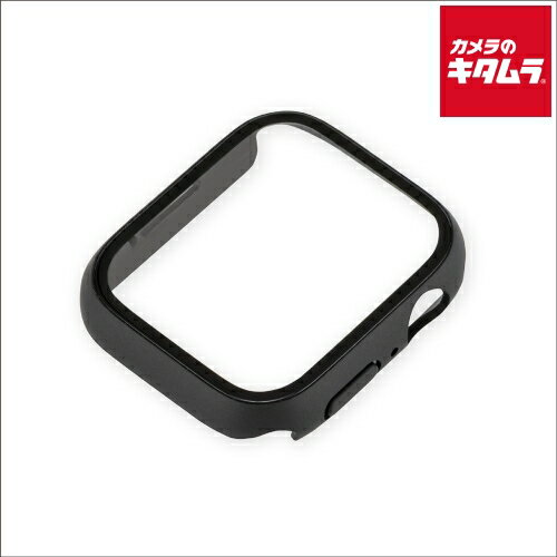 ナカバヤシ SMWC-AW451BK ガラス+ケース BK(APPLE WATCH 45mm)