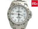 【中古】 【良品】 ロレックス(ROLEX) エクスプローラーII ホワイト 16570 ステンレス ダブルバッグル トリチウム 【1年保証】