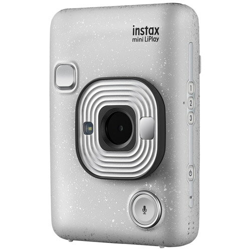 フジフイルム ハイブリッド インスタントカメラ instax mini LiPlay ストーンホワイト