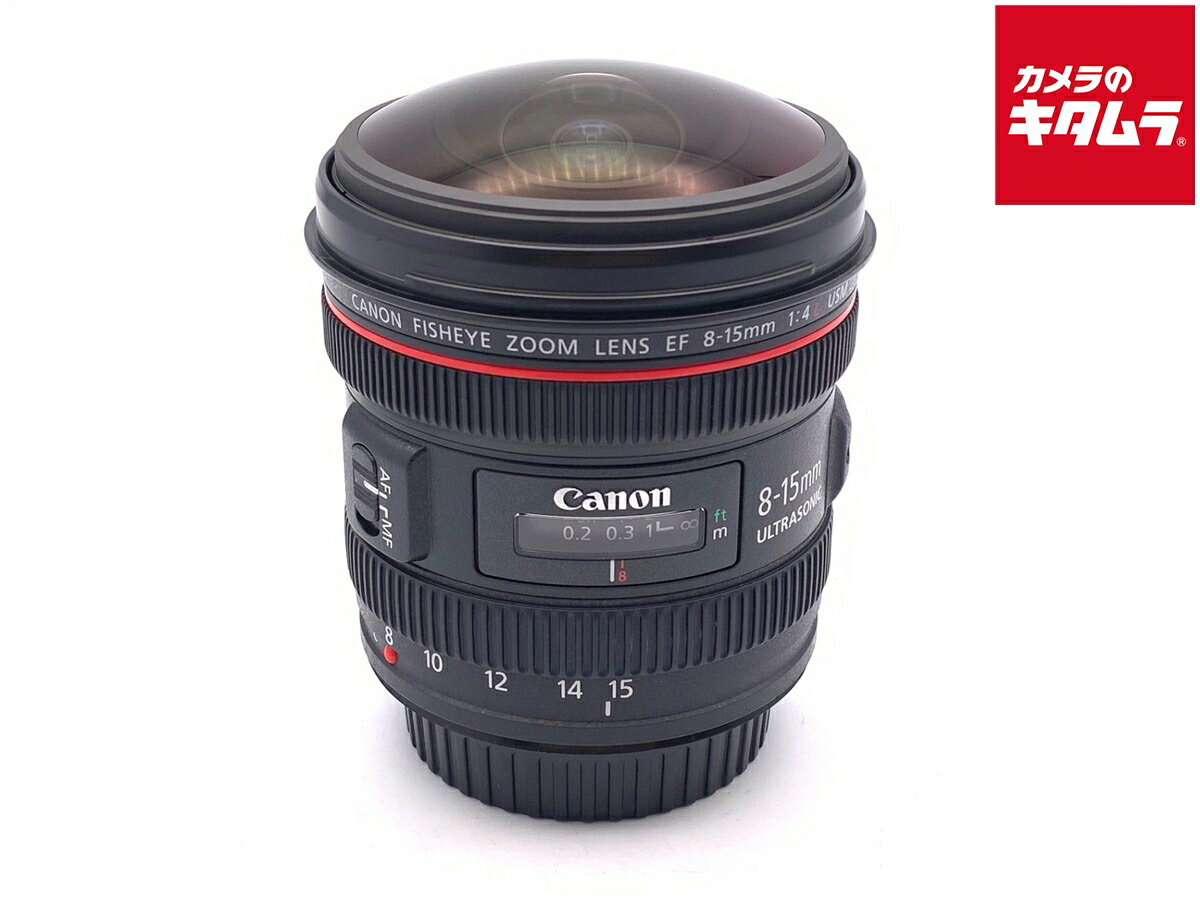 【中古】 【美品】 キヤノン EF8-15mm F4L フィッシュアイ USM 【交換レンズ】 【6ヶ月保証】
