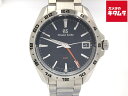 【中古】 【良品】 グランドセイコー クォーツ GMT ブラック SBGN003/9F86-0AB0 ステンレススティール 【1年保証】