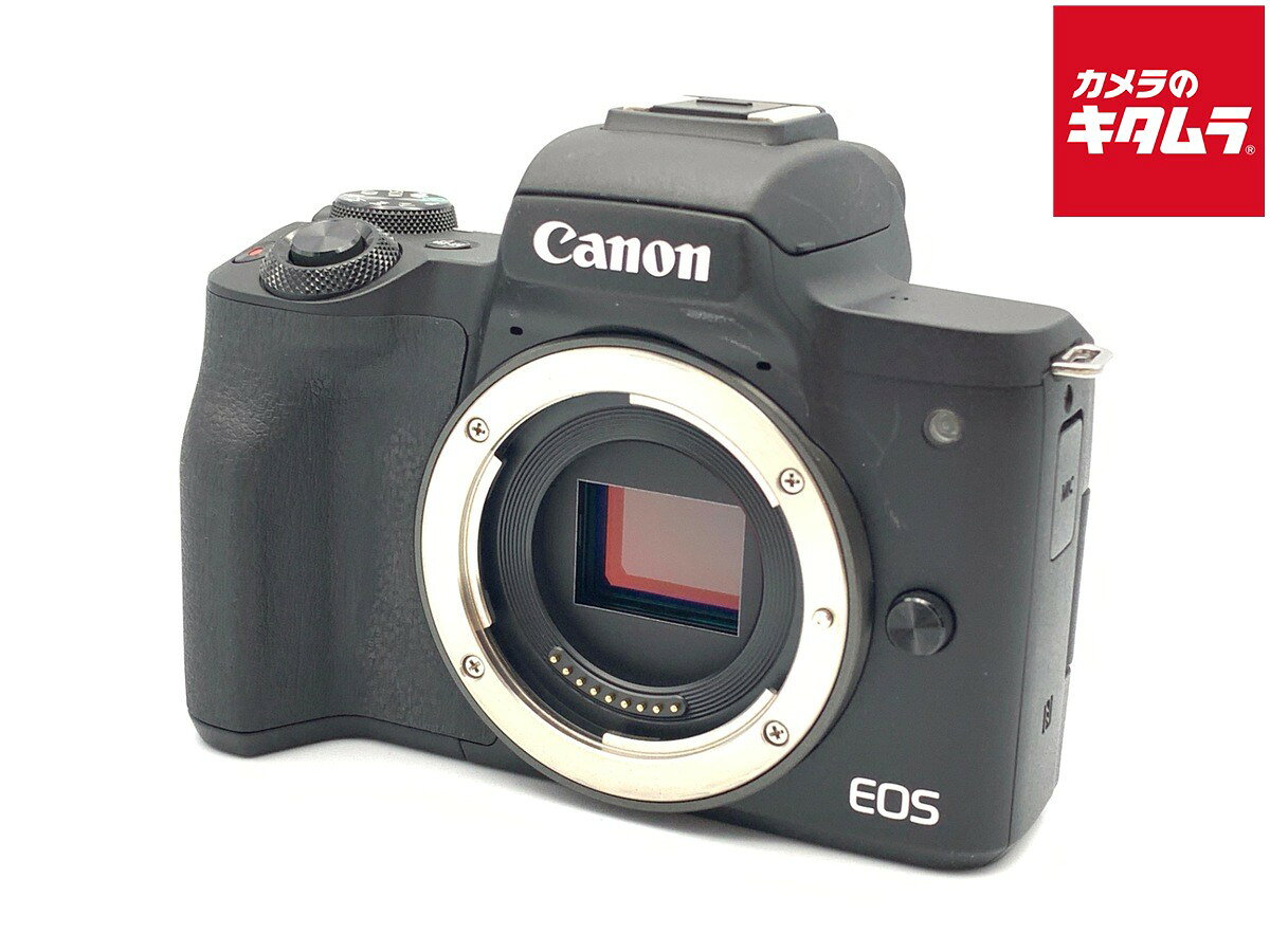 【中古】 【良品】 キヤノン EOS Kiss M ボディ ブラック 【ミラーレス一眼】 【6ヶ月保証】