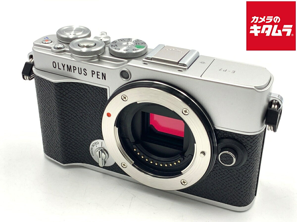 乐天商城 - 【中古】 【美品】 オリンパス PEN E-P7 ボディ シルバー 【ミラーレス一眼】 【6ヶ月保証】