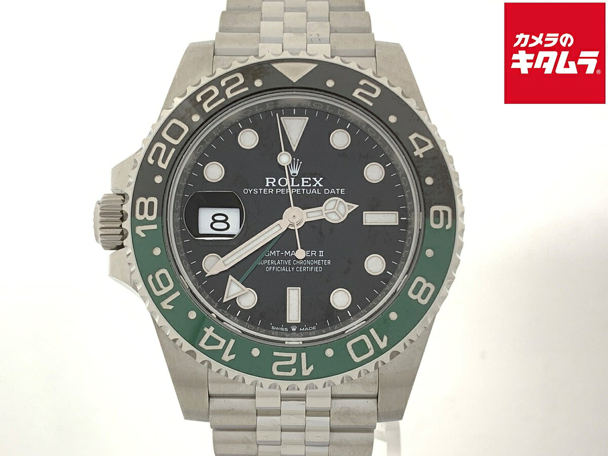 【中古】 【新品同様】 ロレックス(ROLEX) GMTマスターII ブラック 126720VTNR ステンレス JB 【1年保証】