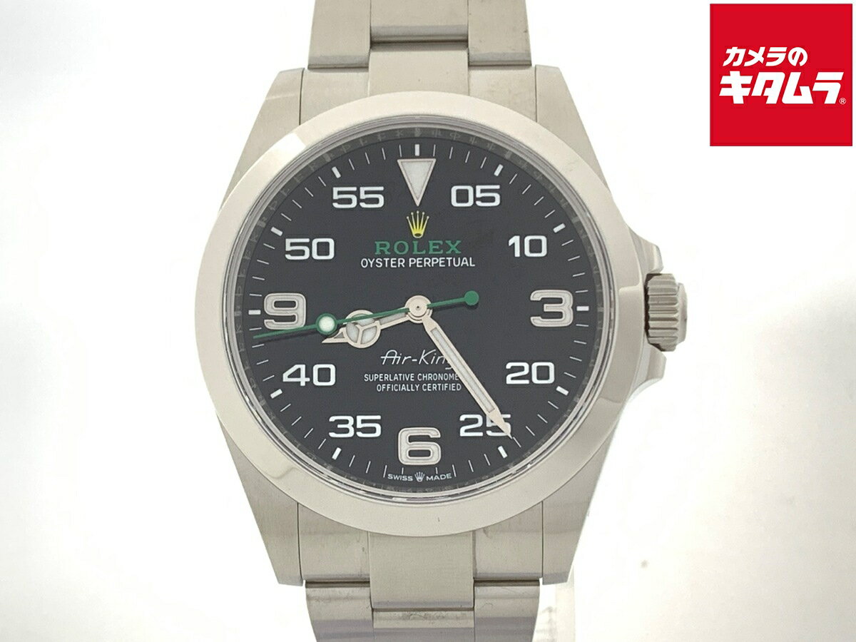 【中古】 【美品】 ロレックス(ROLEX) エアキング ブラック 1...(2.0)