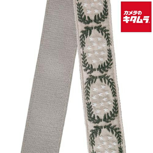 エツミ RR-3008-04 レピヤンリボン オリボンカメラストラップ リース グレージュ