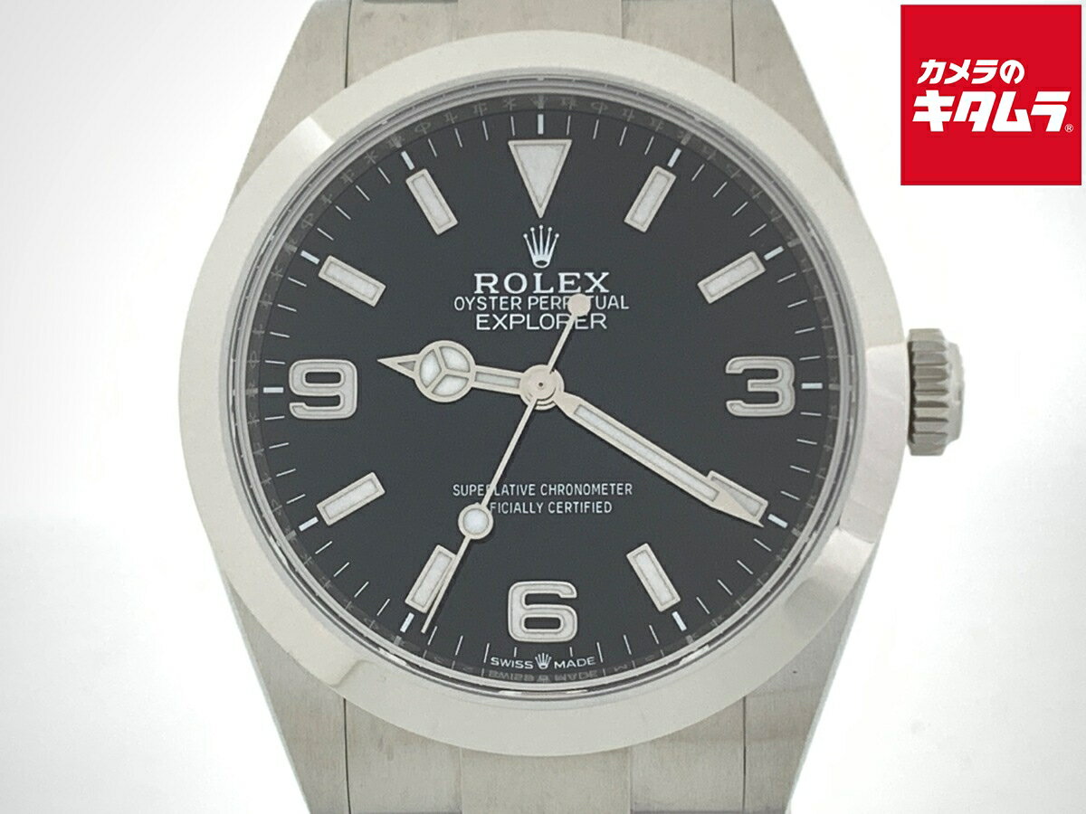 【中古】 【美品】 ロレックス(ROLEX) エクスプローラーI ブラック 224270 ステンレス 【1年保証】