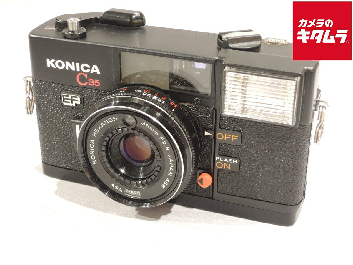 Kyocera - 【中古】 【難あり品】 コニカ C35 EF セルフタイマー付き 【フィルムカメラ】