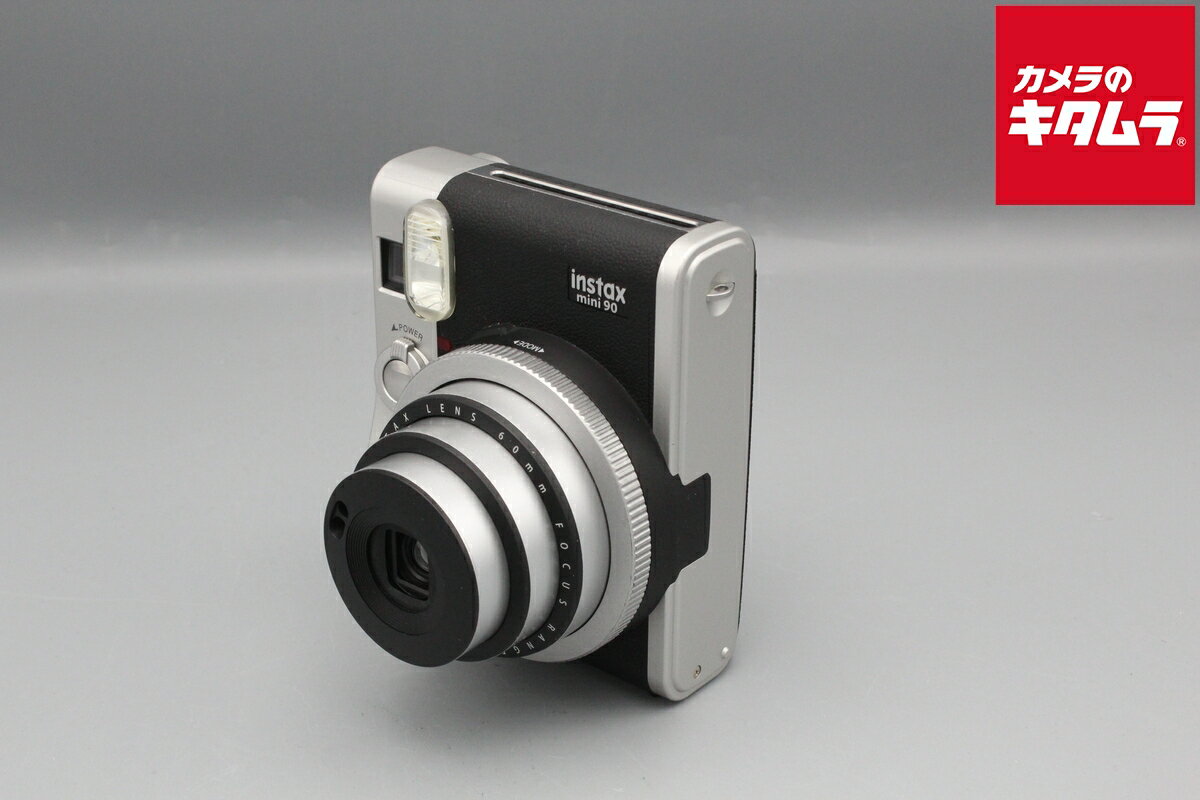 【中古】 【並品】 フジフイルム インスタントカメラ instax mini 90 「チェキ」 ネオクラシック 【フィルムカメラ】