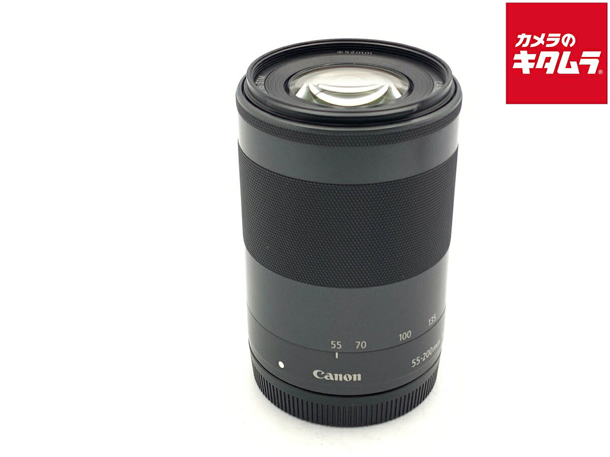 【中古】 【良品】 キヤノン EF-M55-200mm F4.5-6.3 IS STM 【交換レンズ ...