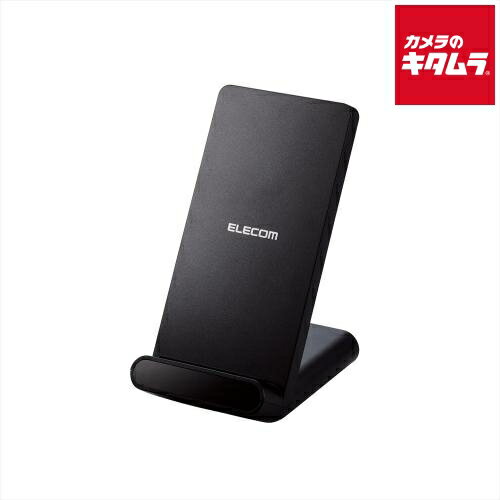 エレコム W-QS09BK Qi規格対応ワイヤレス充電器/5W/スタンドタイプ/2枚コイル/ブラック エレコム W-QS09BK Qi規格対応ワイヤレス充電器/5W/スタンドタイプ/2枚コイル/ブラック