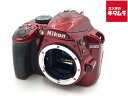【中古】 【並品】 ニコン D3400 ボディ レッド 【デジタル一眼レフ】