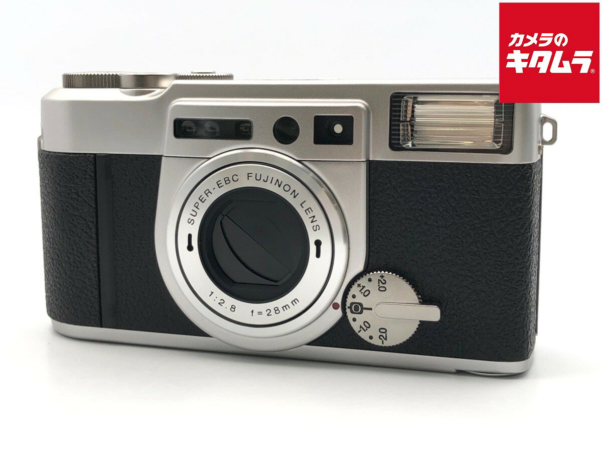 【中古】 【良品】 フジフイルム KLASSE W シルバー 【フィルムカメラ】