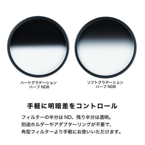 【ネコポス】 ケンコー ソフトグラデーション ハーフND8 77mm 《納期未定》