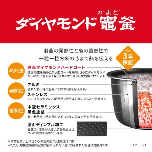 可変圧力IHジャー炊飯器 SR-X710D サムネイル3