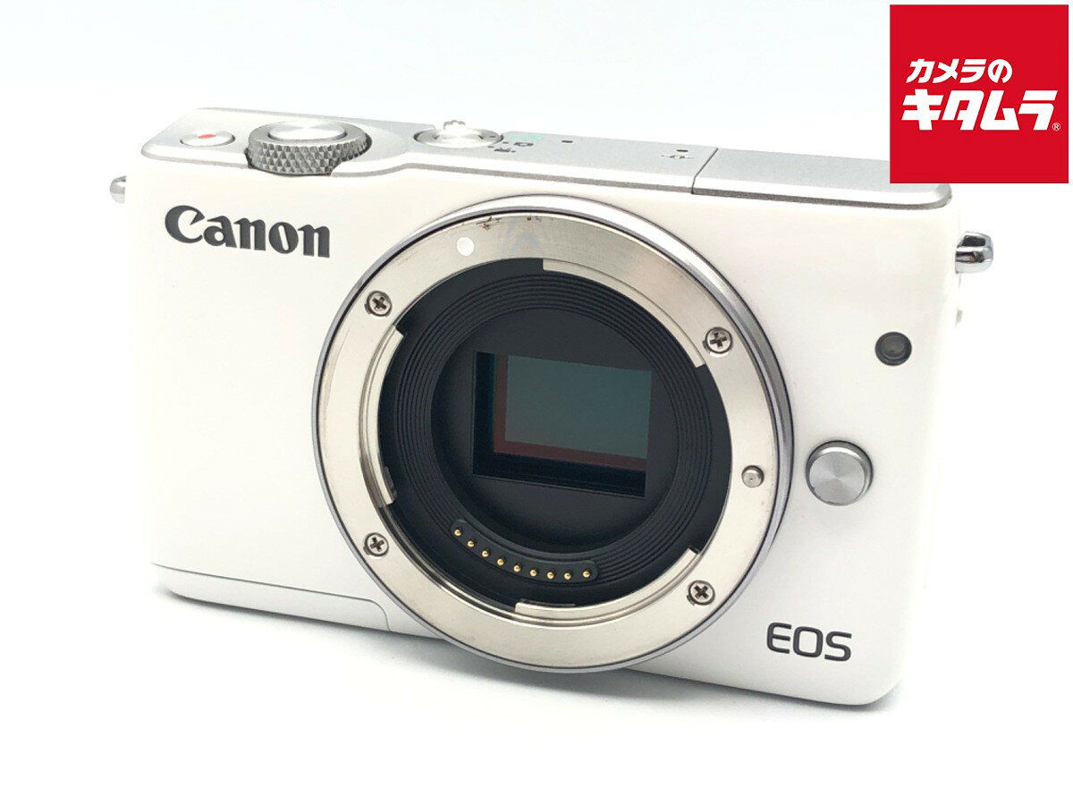 【中古】 【美品】 キヤノン EOS M10 ボディ ホワイト 【ミラーレス一眼】