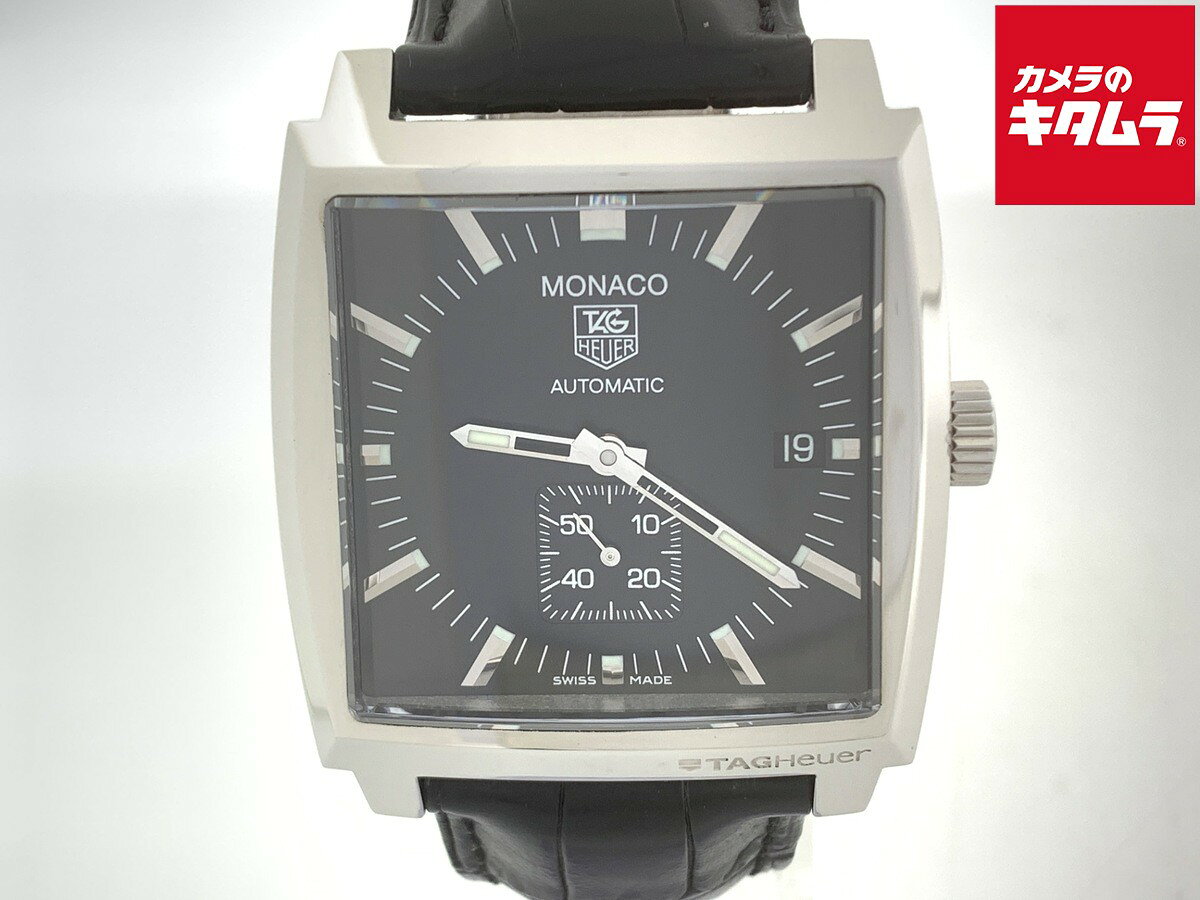 【中古】 【良品】 タグ・ホイヤー モナコ キャリバー6 ブラック WW2110.FC6177 ステンレススティール 【1年保証】