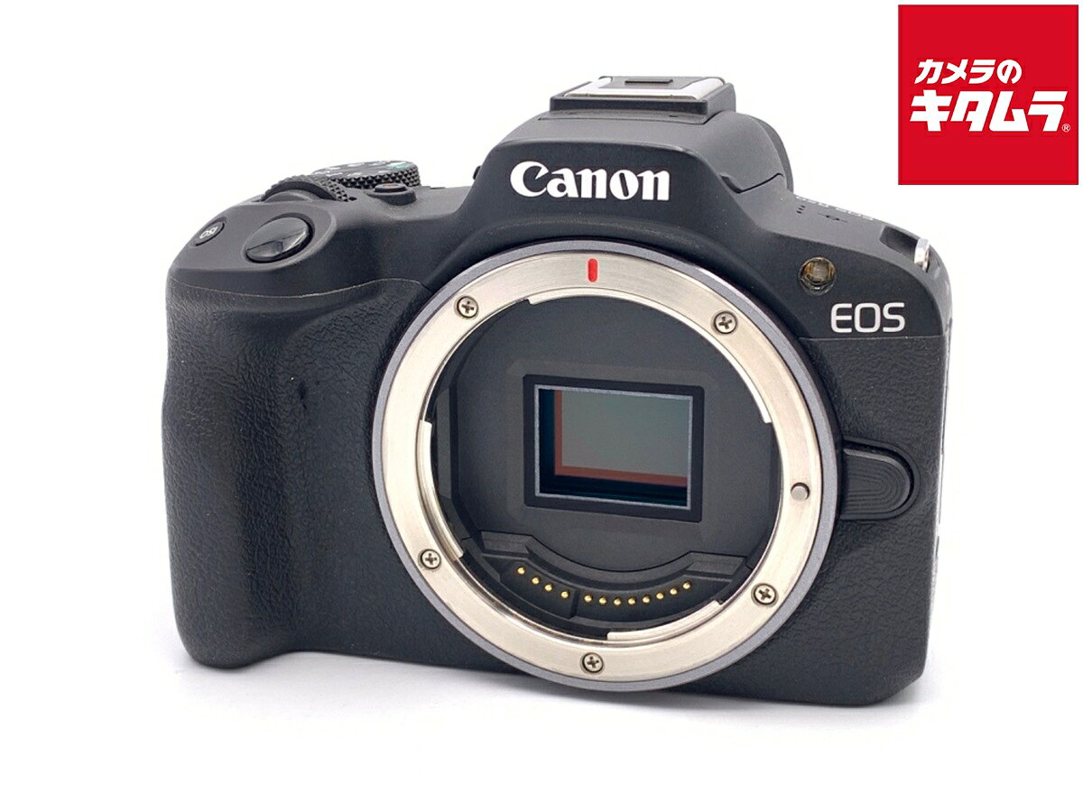 【中古】 【良品】 キヤノン EOS R50 ボディ ブラック 【ミラーレス一眼】 【6ヶ月保証】