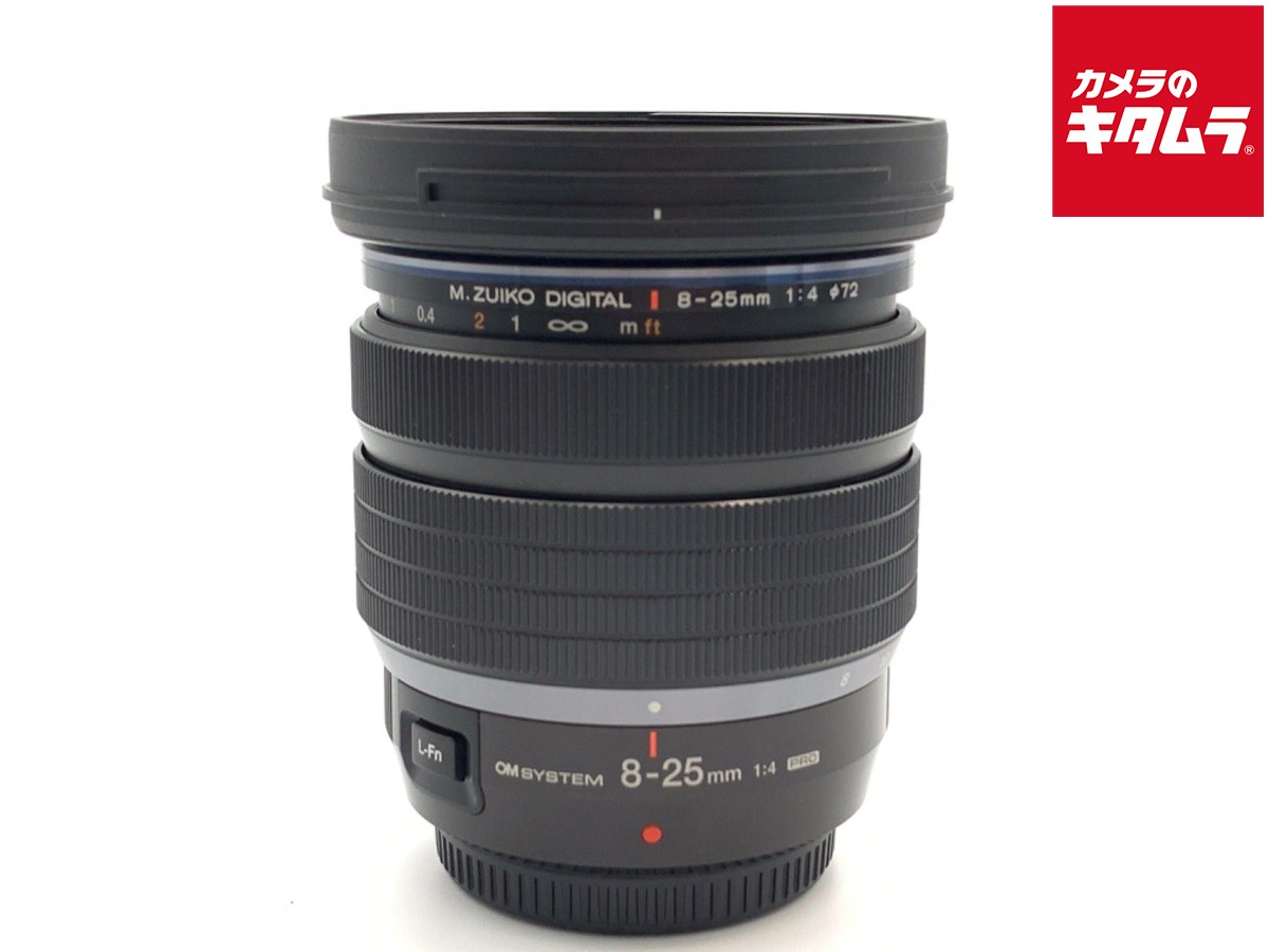 【中古】 【並品】 OM SYSTEM M.ZUIKO DIGITAL ED 8-25mm F4.0 PRO ブラック 【交換レンズ】 【6ヶ月保証】
