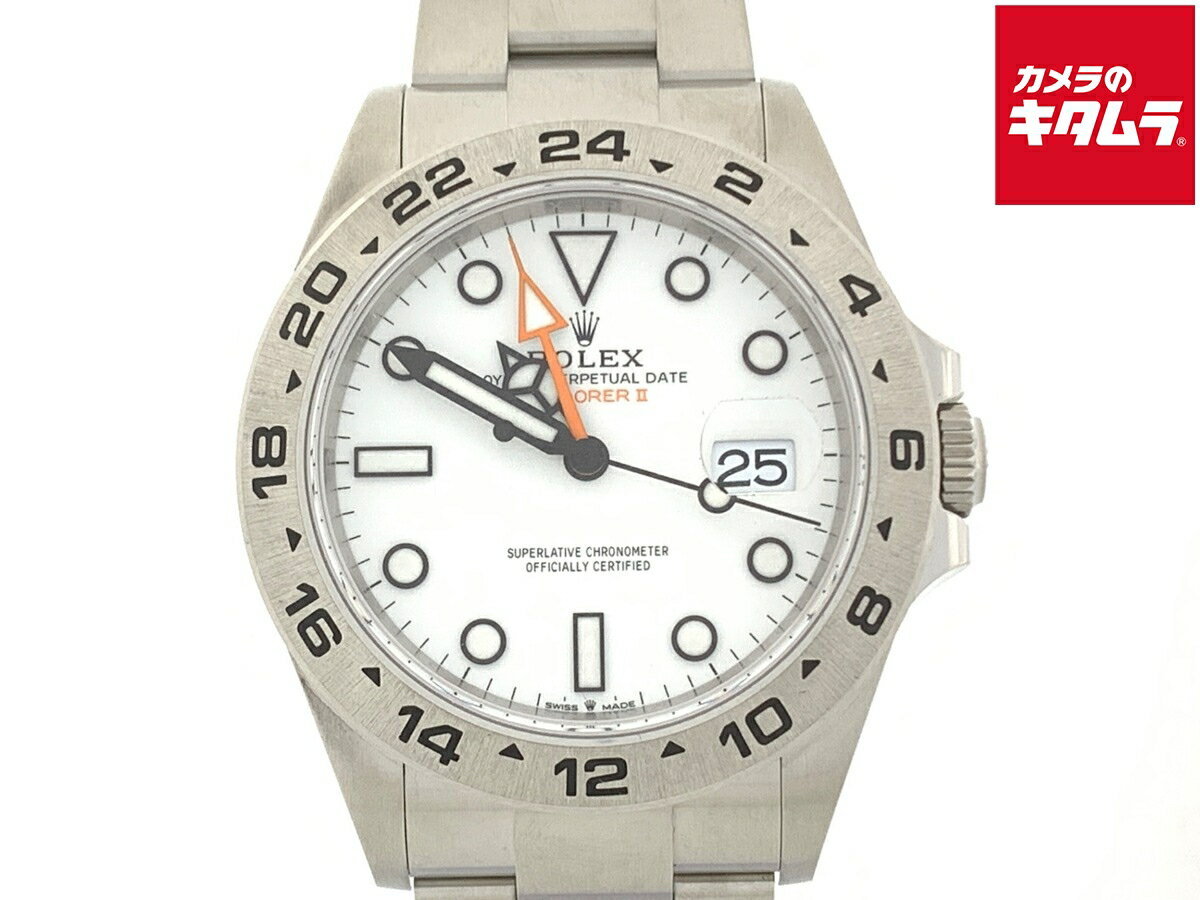 【中古】 【良品】 ロレックス(ROLEX) エクスプローラーII ホワイト 226570 ステンレス 【1年保証】