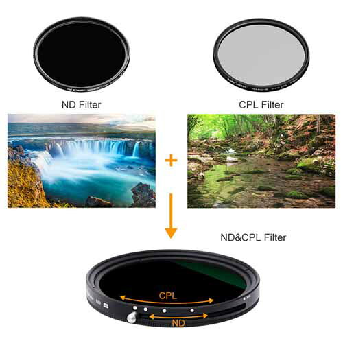 K&F Concept KF-82CNX2-32 NANO-X バリアブルND+C-PL 多機能フィルター 82mm 《納期約2－3週間》 3