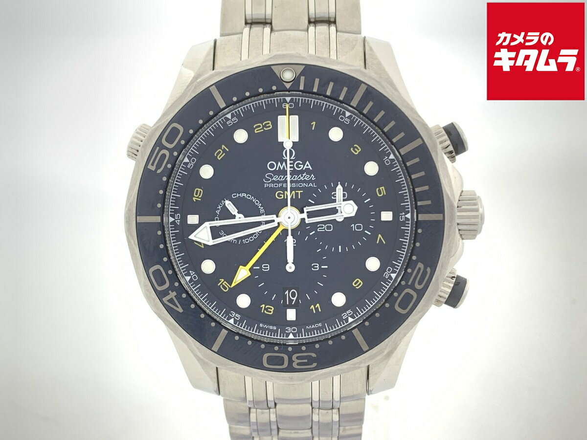 【中古】 【美品】 オメガ(OMEGA) シーマスター ダイバー300M ブルー/イエロー 212.30.44.52.03.001 ステンレススティール 【1年保証】