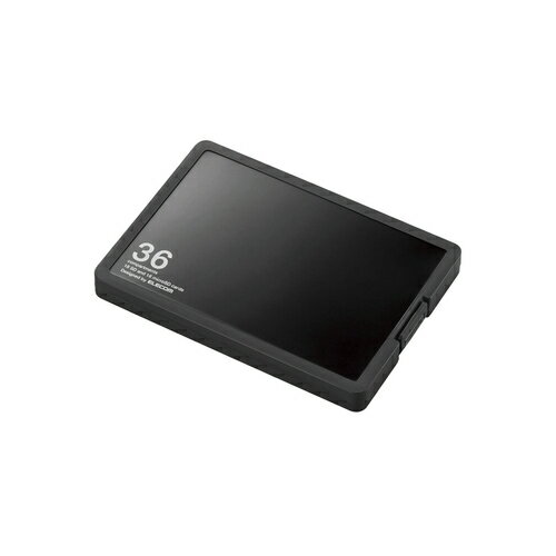 【ネコポス】 エレコム CMC-SDCPP36BK SD/microSD用 カードケース