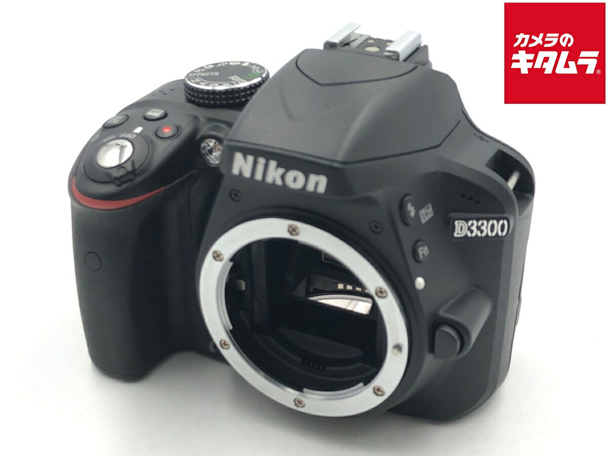 【中古】 【並品】 ニコン D3300 ボディ ブラック 【デジタル一眼レフ】