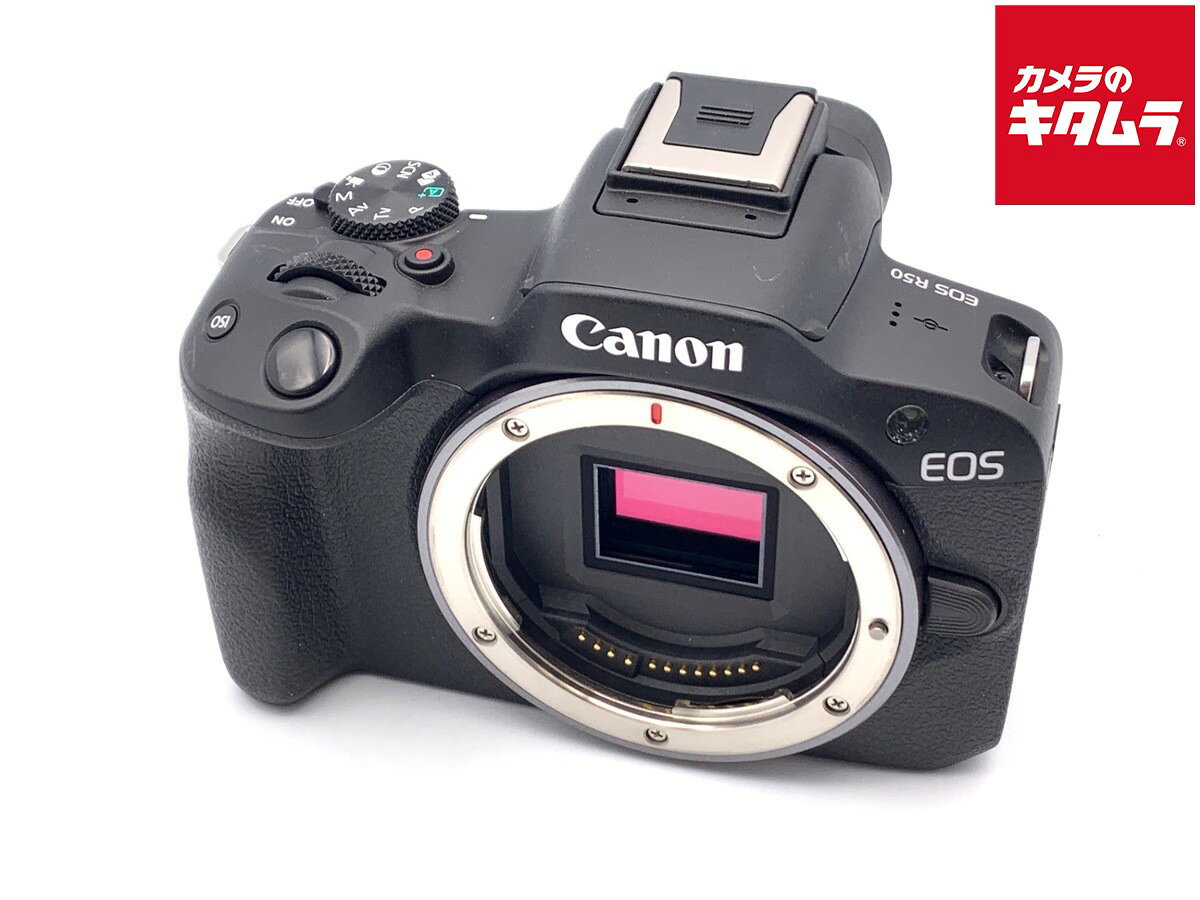 【中古】 【美品】 キヤノン EOS R50 ボディ ブラック 【ミラーレス一眼】 【6ヶ月保証】