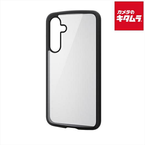 Rakuten - エレコム PM-G243TSLFCBK ハイブリッドケース/TOUGH SLIM LITE/ストラップシート付属/ブラック（Galaxy A55 5G用）