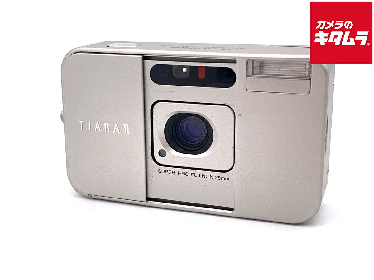 【中古】 【良品】 フジフイルム TIARA II（28mm F3.5） 【フィルムカメラ】