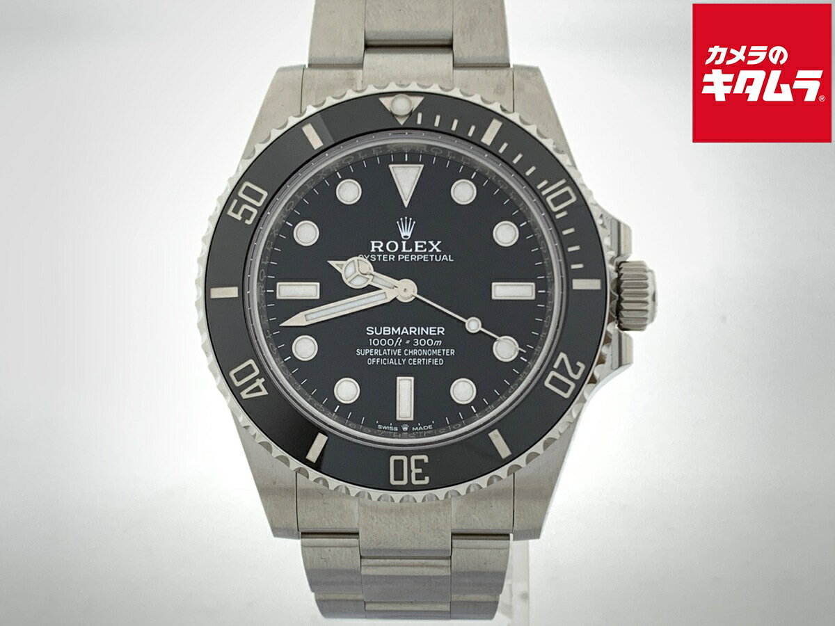 【中古】 【新品同様】 ロレックス(ROLEX) サブマリーナー ブラック 124060 ステン...