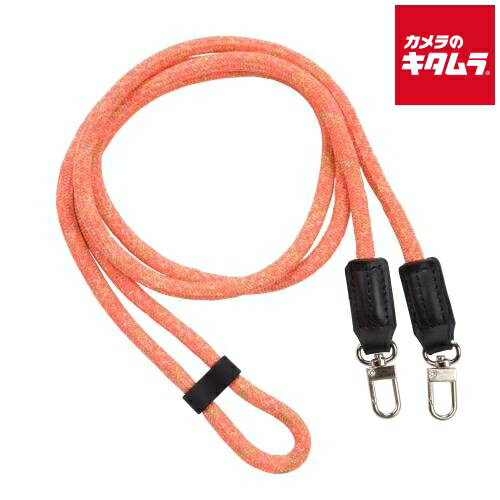 エツミ E-2346 スマホショルダーストラップ デュアルロープ オレンジ