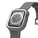 ロア・インターナショナル AR26475AW Duple Pro ケース一体型バンド GY（AppleWatch 45/44mm用）