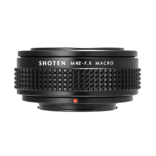 SHOTEN（ショウテン） M42-FX M ヘリコイド付きマウントアダプター ［レンズ側：M42 ボディ側：フジX］ 《納期約2−3週間》