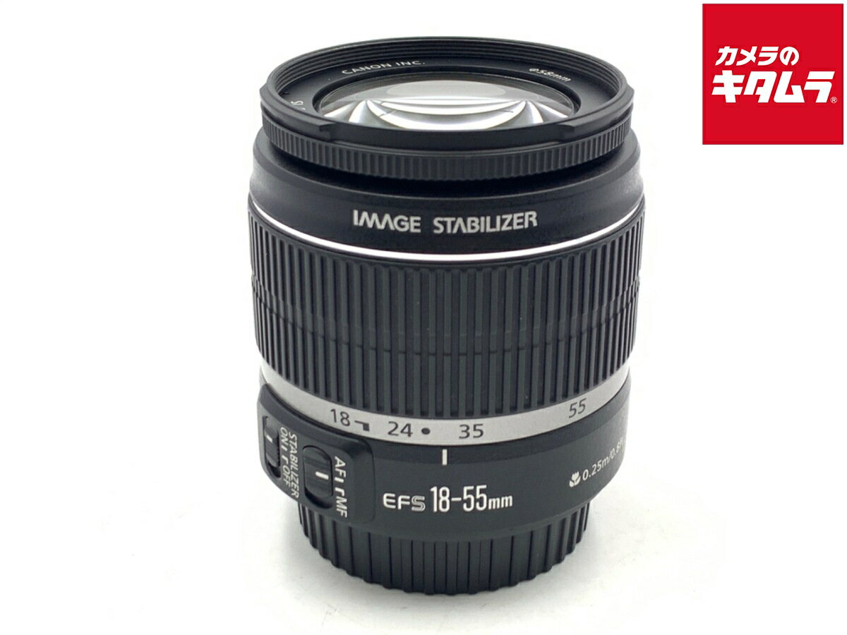 乐天商城 - 【中古】 【並品】 キヤノン EF-S18-55mm F3.5-5.6 IS 【交換レンズ】