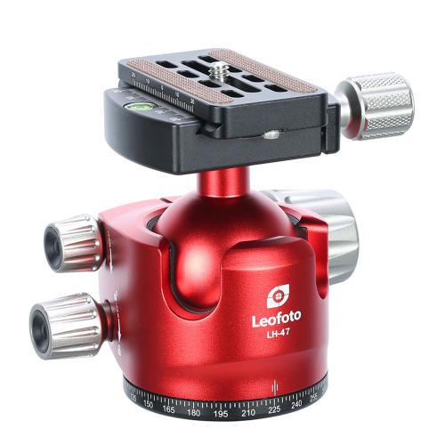 レオフォト LH-47（RD） 自由雲台（QP-70N付） レッド