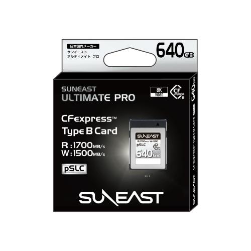 SUNEAST SE-CFXB640S1700 ULTIMATE PRO CFexpress Type B Card pSLC 640GB