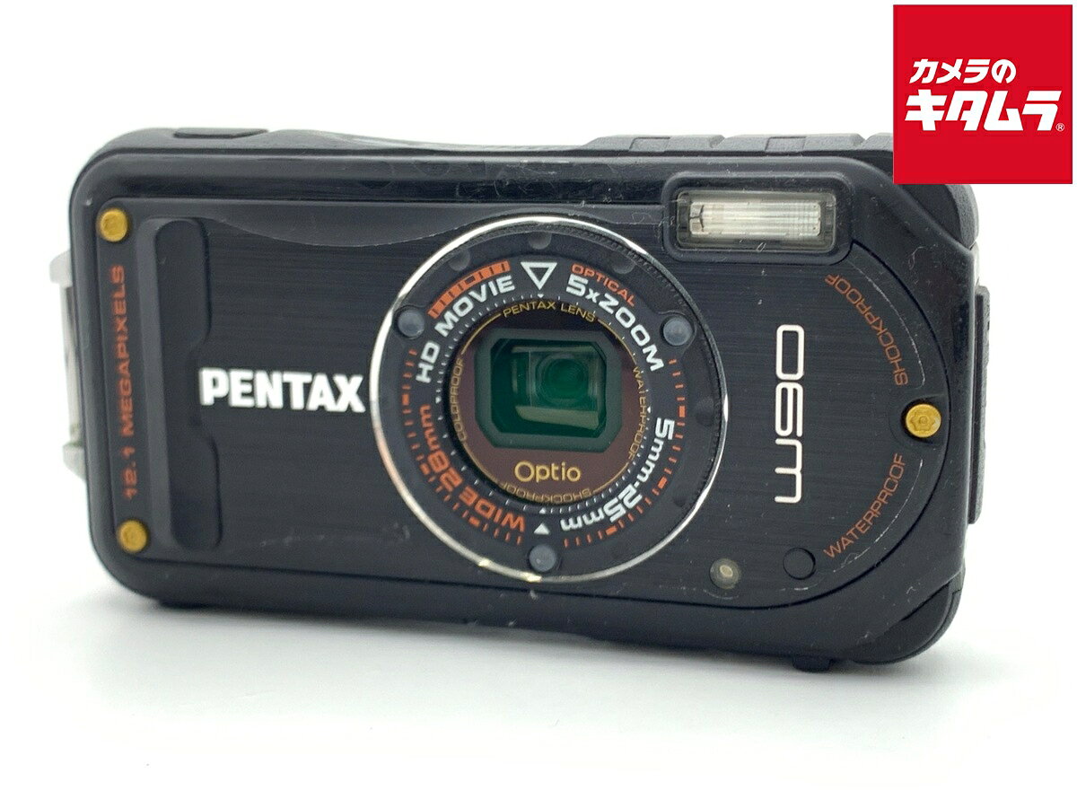 【中古】 【並品】 ペンタックス Optio W90 ブラック 【コンパクトデジタルカメラ】 【6ヶ月保証】